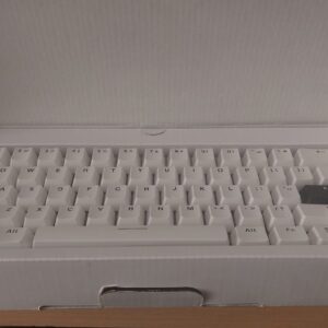 FANTECH MAXFIT61 RGB Wired 60% Mechanical Keyboard, 61 Keys Hot Swappable Type-C Programmable Gaming Keyboard, Blue Switches, White