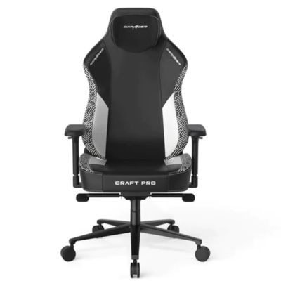 DXRACER Craft Pro Stripes 1 Gaming Chair - Black/White