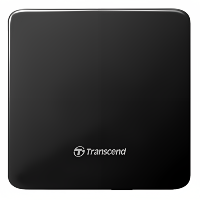 Transcend Slim Portable DVD Writer External DVD - Black
