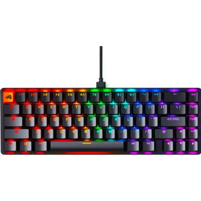 Glorious GMMK2 Compact TKL (65%) Modular Mechanical Keyboard (English US) - (Black)