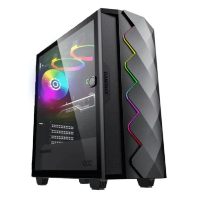 GameMax Diamond COC Gaming Computer Case - Black