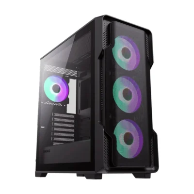 GameMax Seige Gaming Computer Case - Black
