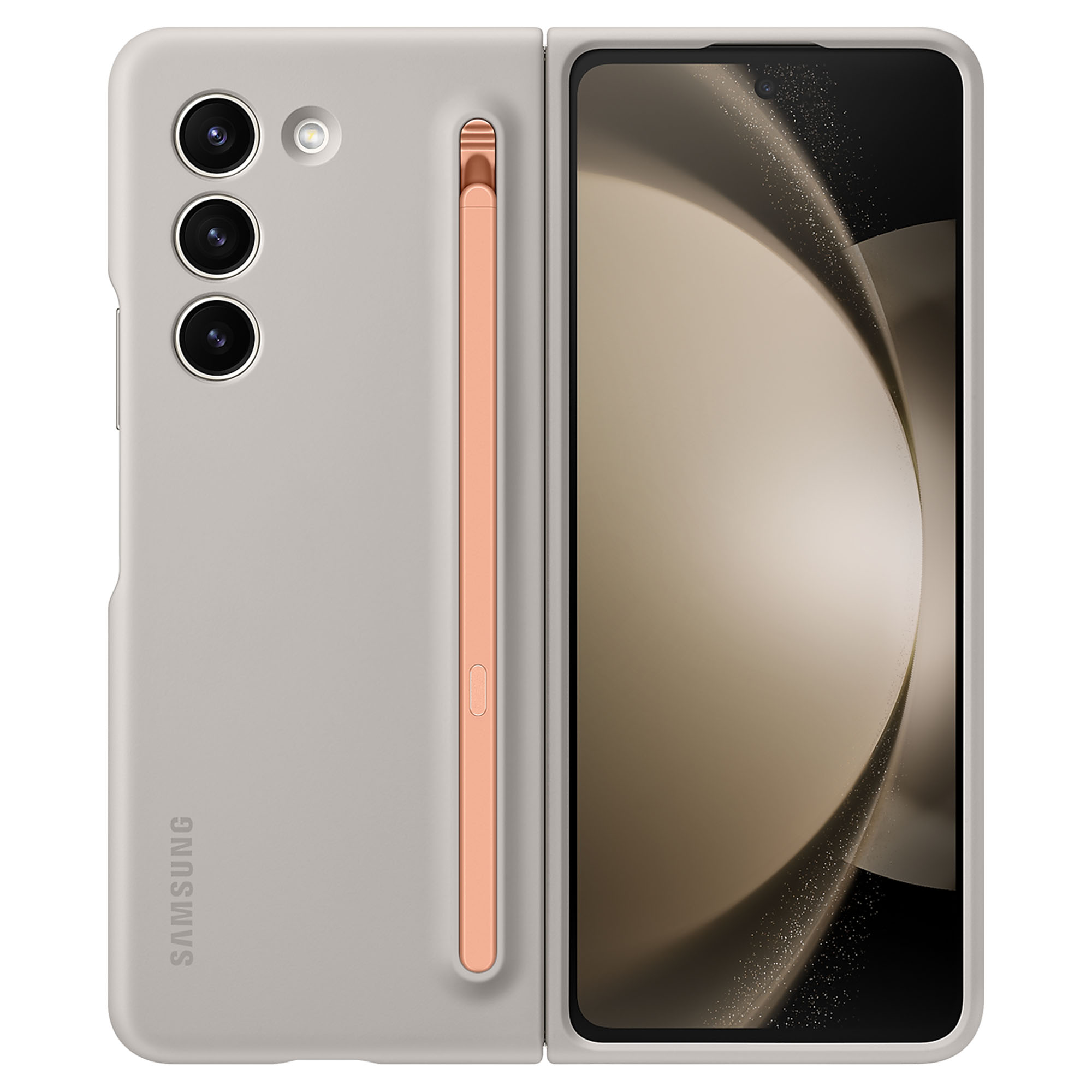 Galaxy Z Fold5 Slim S Pen Case Sand