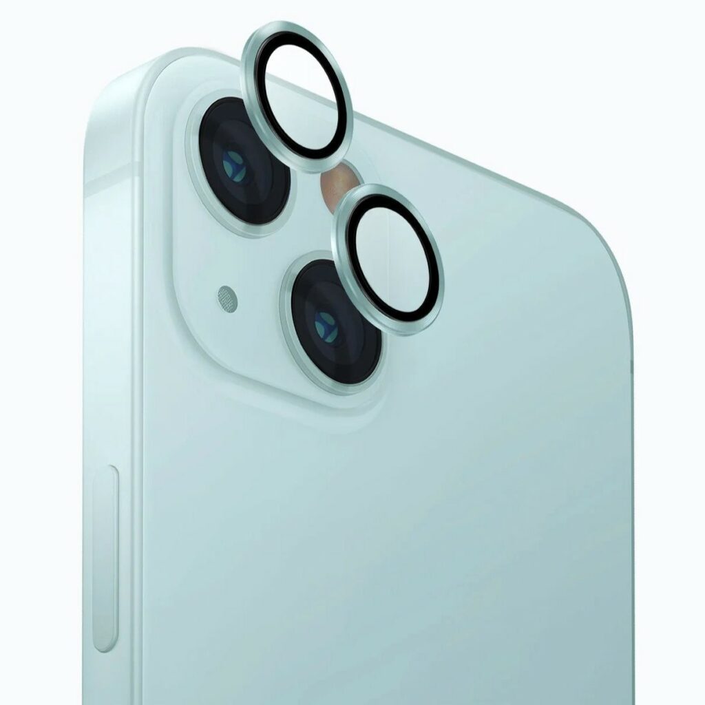 Uniq optix aluminium camera lens protector for iphone 15 blue 0