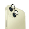 Uniq optix aluminium camera lens protector for iphone 15 yellow