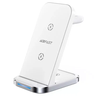 Acefast Desktop 3 in 1 Wireless Charger And Stand E15 - White