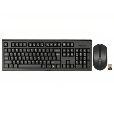 A4Tech 3000NS Wireless Desktop Keyboard And Mouse - Black