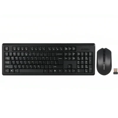 A4Tech 4200NS Wireless Desktop Keyboard And Mouse - Black