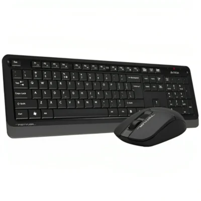 A4Tech Fstyler FG1012S 2.4G Wireless Desktop Keyboard And Mouse - Black