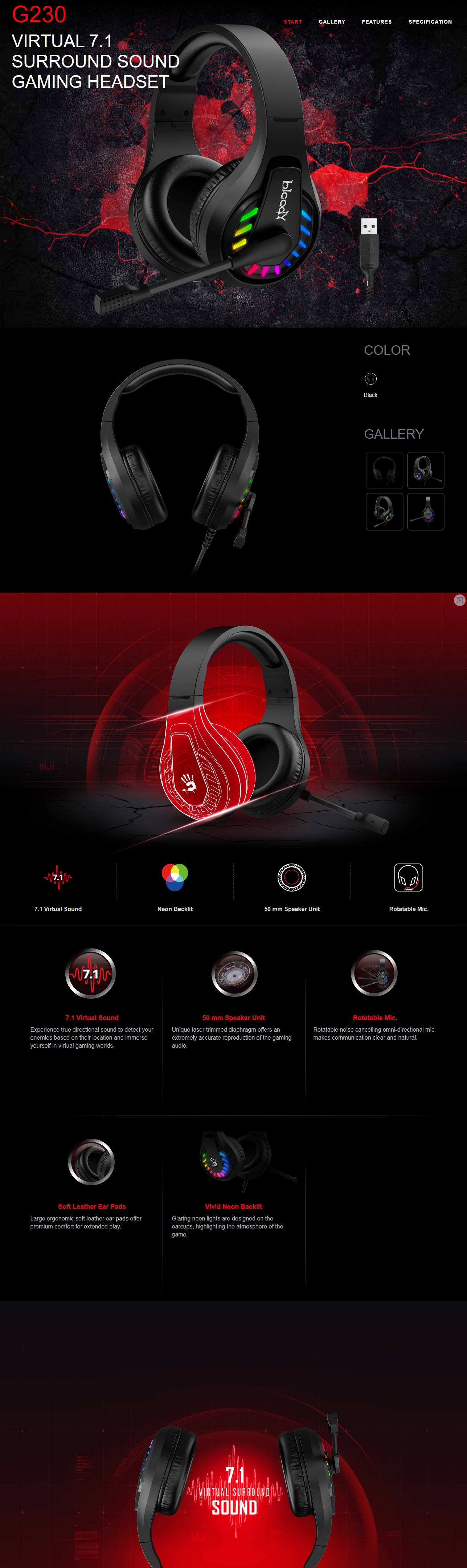 bloody g230 virtual price in pakistan