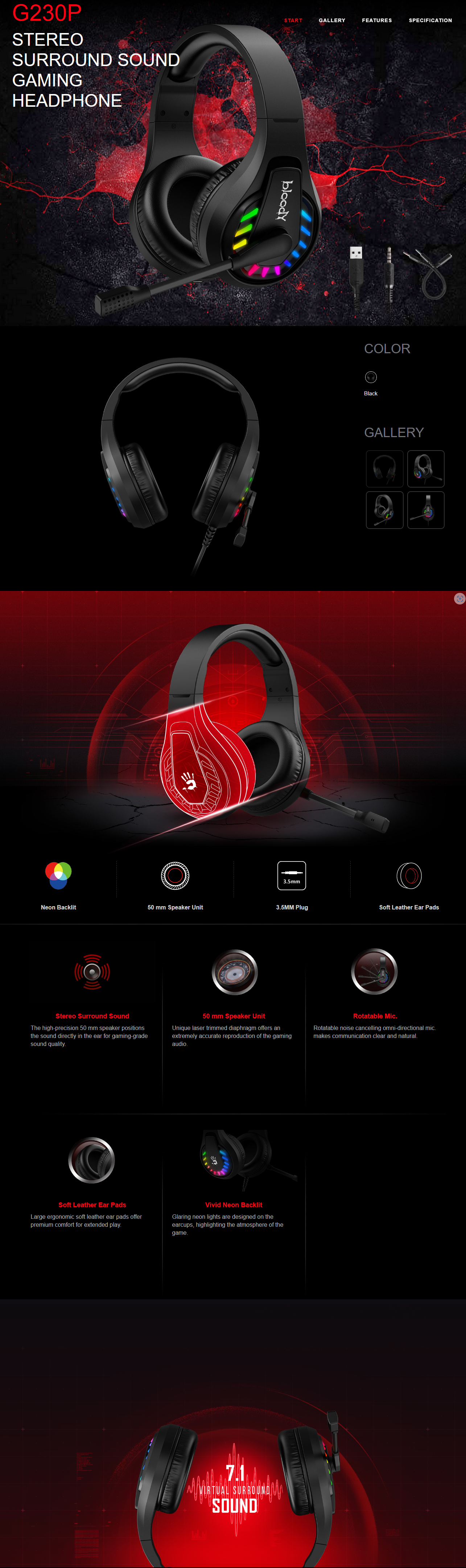 bloody g230p stereo price in pakistan