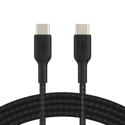 Belkin Braided USB-C to USB-C Cable (1m / 3.3ft, Black)