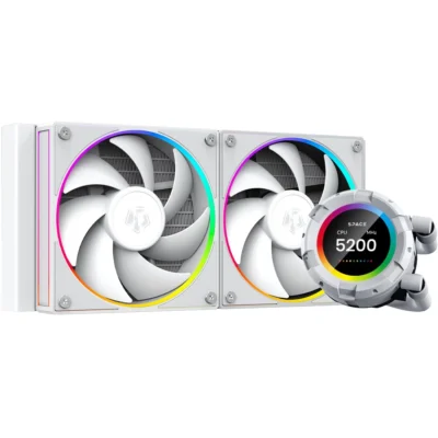 ID Cooling Space SL240 ARGB AIO liquid CPU Cooler – White