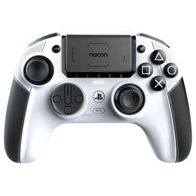 Nacon Revolution 5 Pro Wireless Controller with Hall Effect Technology and Remappable Buttons for PS5, PS4 and PC - White