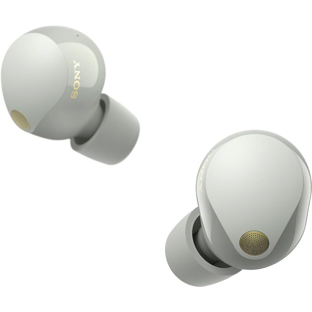 Sony wf 1000xm5 noise canceling true wireless earphones (silver) eezepc