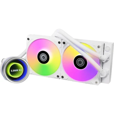 Lian Li 240mm Galahad II Trinity AIO Cooler with ARGB Fans (White)