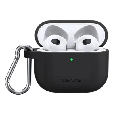 USAMS US-BH741 Solid Color Silicone Protective Case for Airpods 3