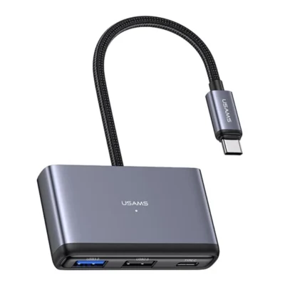 USAMS US-SJ628 5 in 1 Type-C Multifunctional Docking Station HUB