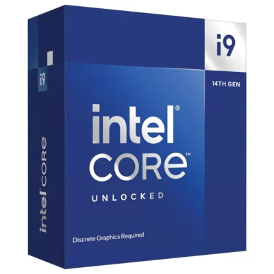 Intel Core i9-14900KF 14th Gen 3.2 GHz (Velocity Boost: 6 GHz) 24-Core (8 P-Cores + 16 E-Cores) LGA 1700  No-Integrated Graphics Processor