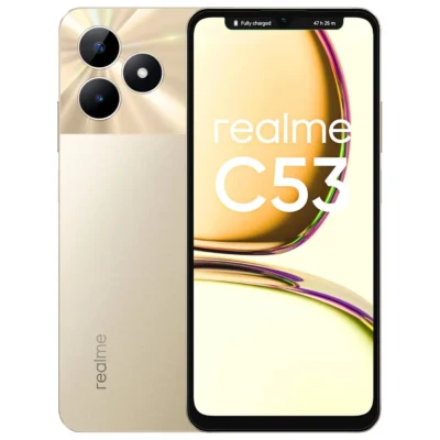 Realme C53 (Champion Gold, 6GB RAM, 128GB Storage)