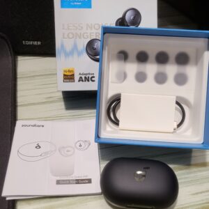 Soundcore by Anker Space A40 Auto-Adjustable Active Noise Cancelling Wireless Earbuds (Black)