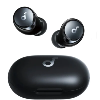 Soundcore by Anker Space A40 Auto-Adjustable Active Noise Cancelling Wireless Earbuds (Black)