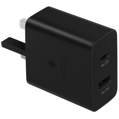 Samsung Duo 35W 3-Pin Power Adapter Without Cable - Black