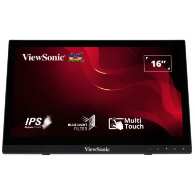ViewSonic TD1630-3 - 60Hz 768p HD TN 16" 10-Point Touch Screen Monitor