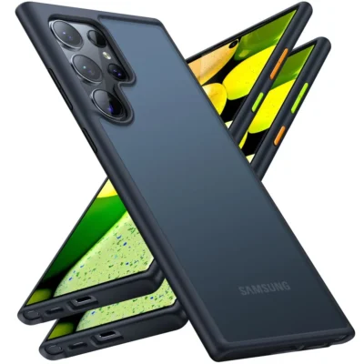 Torras Guardian Series Phone Case for Samsung Galaxy S24 Ultra – Black