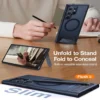 Torras UPRO Pstand Case for Samsung Galaxy S24 Ultra Black-2