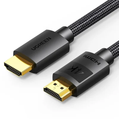 UGreen 40102 4K HDMI Male To Male Cable Braided – 3M