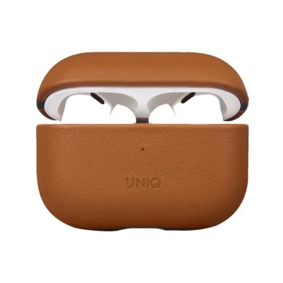 UNIQ Terra Genuine Leather Case for AirPods Pro 2nd Gen (2022) – Toffee Brown