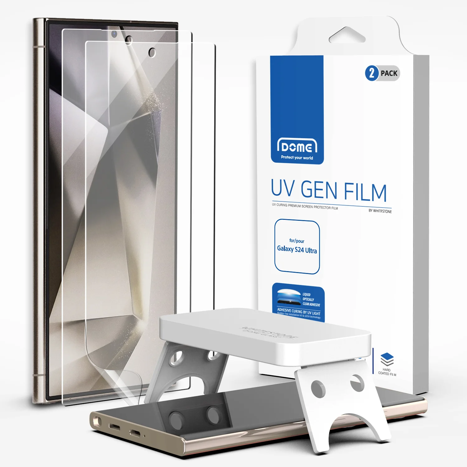 Whitestone [UV GEN] Hard Coated Film Screen Protector For SG S24 Ultra
