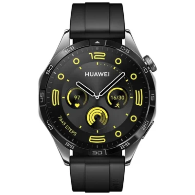 Huawei Watch GT 4 with Fluoroelastomer Strap 46mm - Black