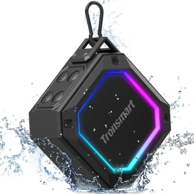 Tronsmart Groove 2 Portable Bluetooth Speaker with Extra Bass, Wireless Stereo Pairing, Dual EQ Modes