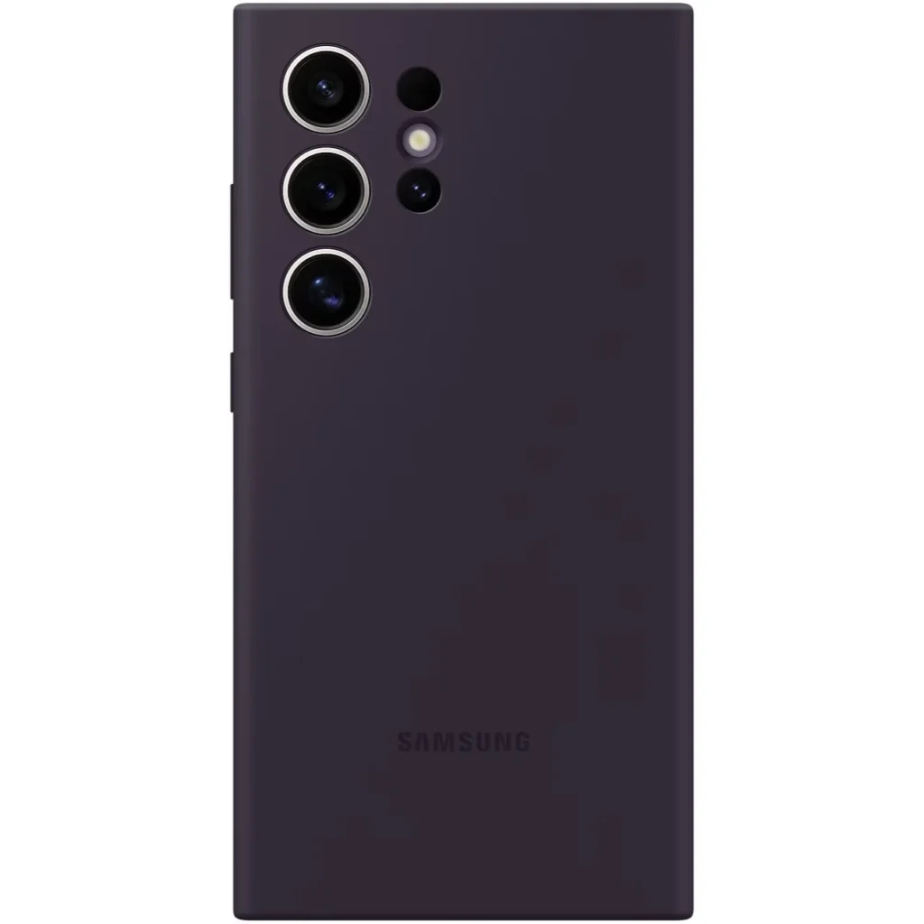 Samsung Galaxy S24 Ultra Silicone Case (Dark Violet)