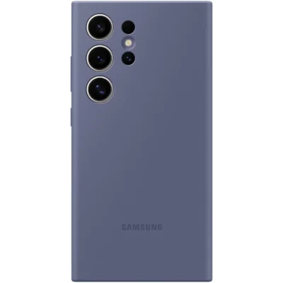 Samsung Galaxy S24 Ultra Silicone Case (Violet)