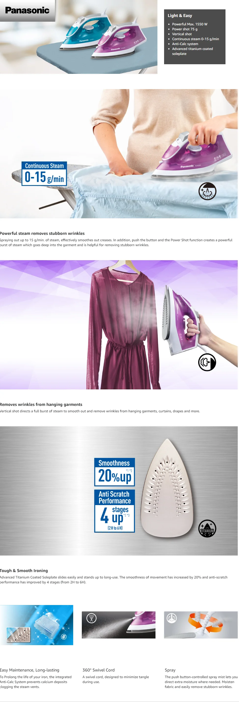 panasonic steam iron price in pakistan