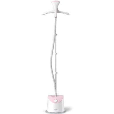 Philips Easy Touch Stand Steamer GC484/46 - White/Pink