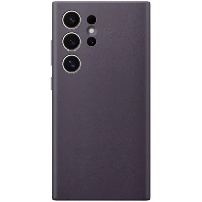 Samsung Galaxy S24 Ultra Vegan Leather Case (Dark Violet)