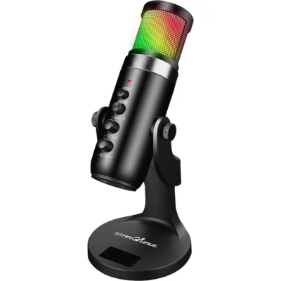 Twisted Minds RGB USB Gaming Microphone – Black