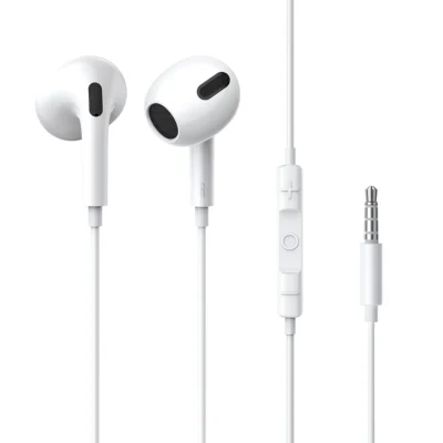 Baseus Encok H17 3.5mm lateral in-Ear Wired Earphone (White)