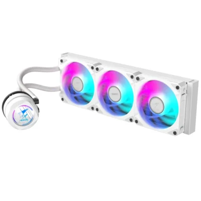 GIGABYTE Aorus Waterforce II 360 AIO Liquid Cooler – Ice White