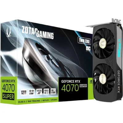 ZOTAC GeForce RTX 4070 SUPER Twin Edge OC 12GB Graphics Card
