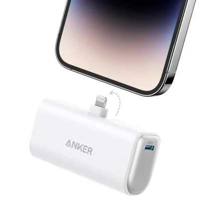 Anker Nano Power Bank (12W, Built-In Lightning Connector)