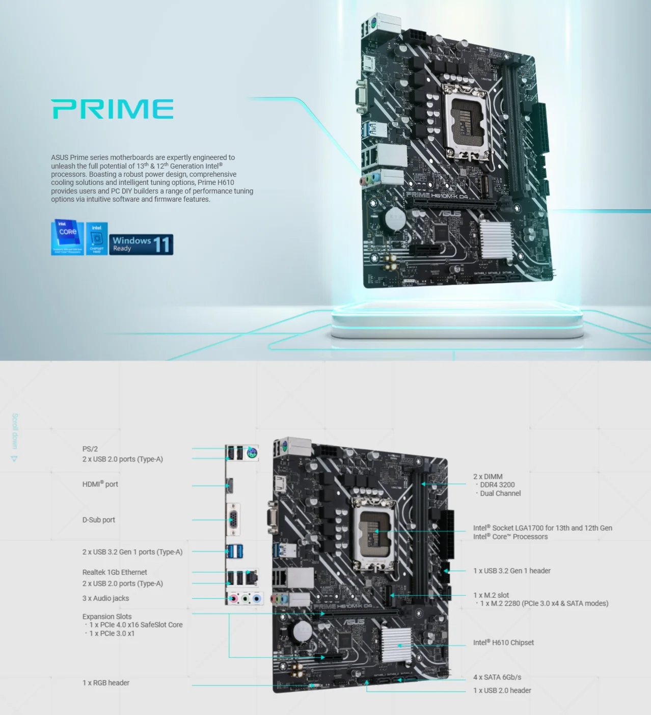 asus prime h610m price in pakistan