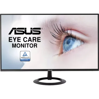 ASUS VZ24EHE Eye Care Monitor – 24 inch (23.8 inch viewable) Full HD (1920 x 1080), IPS, 75Hz, Adaptive-Sync/FreeSync™, HDMI, Low blue light, Flicker free, Ultra-slim