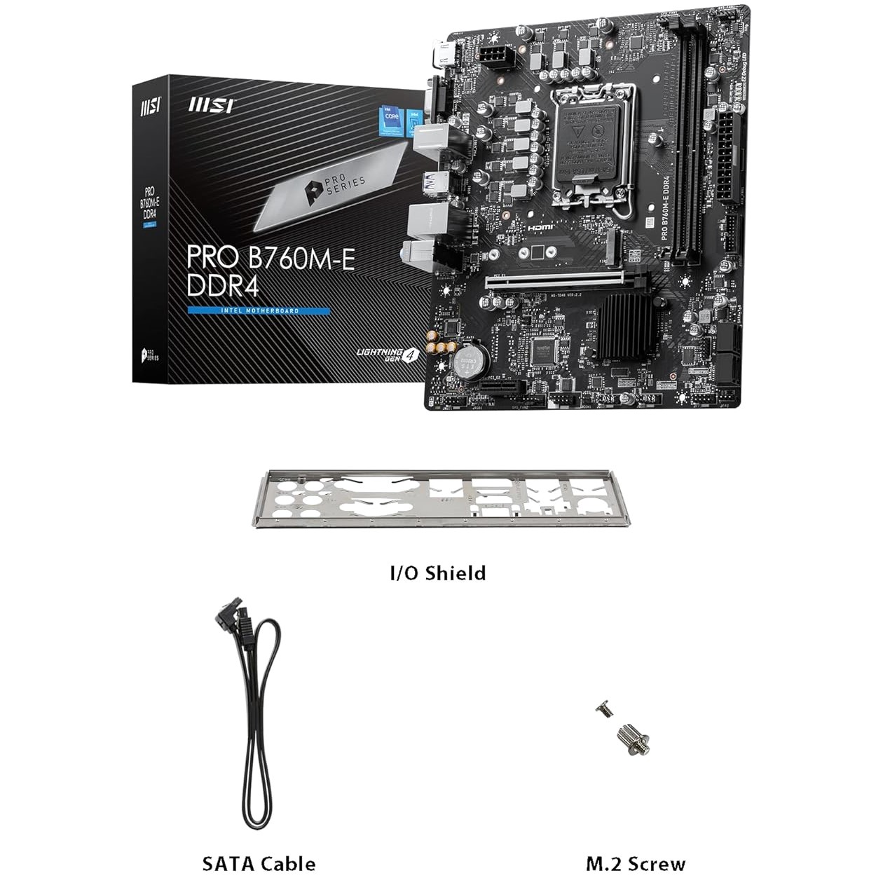 Windowsデスクトップ MSI PRO B760-P DDR4 i7 12700 ES QXQ4 MSI PRO B760-P WIFI DDR4 - Płyta główna - Morele.net