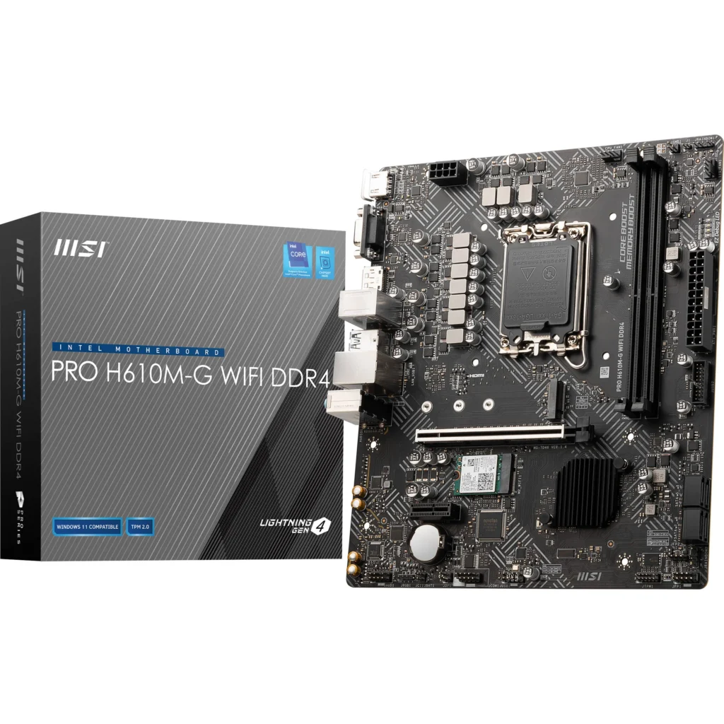 Pro h610m g wifi ddr4