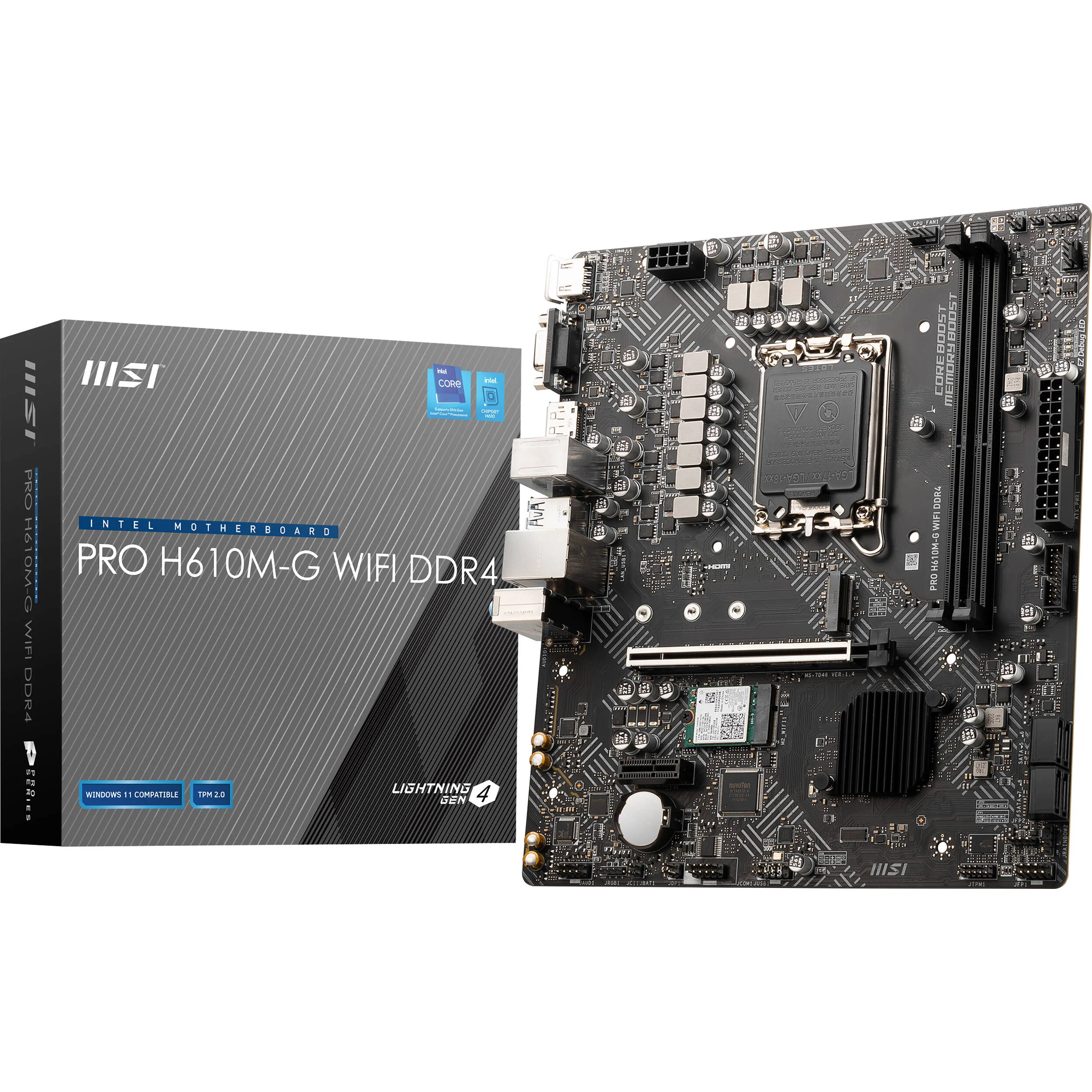 PRO H610M-G WIFI DDR4